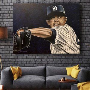 NY Yankee Mariano Rivera Painting